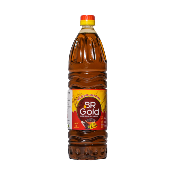Kachi Ghani Mustard Oil Bottle 1 KG